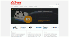 Desktop Screenshot of amtest-tm.ro