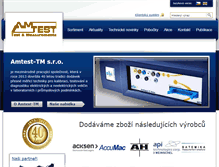 Tablet Screenshot of amtest-tm.com